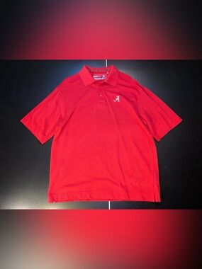 Cutter & Buck Alabama Short-Sleeve Polo with Embroidered 'A' Logo